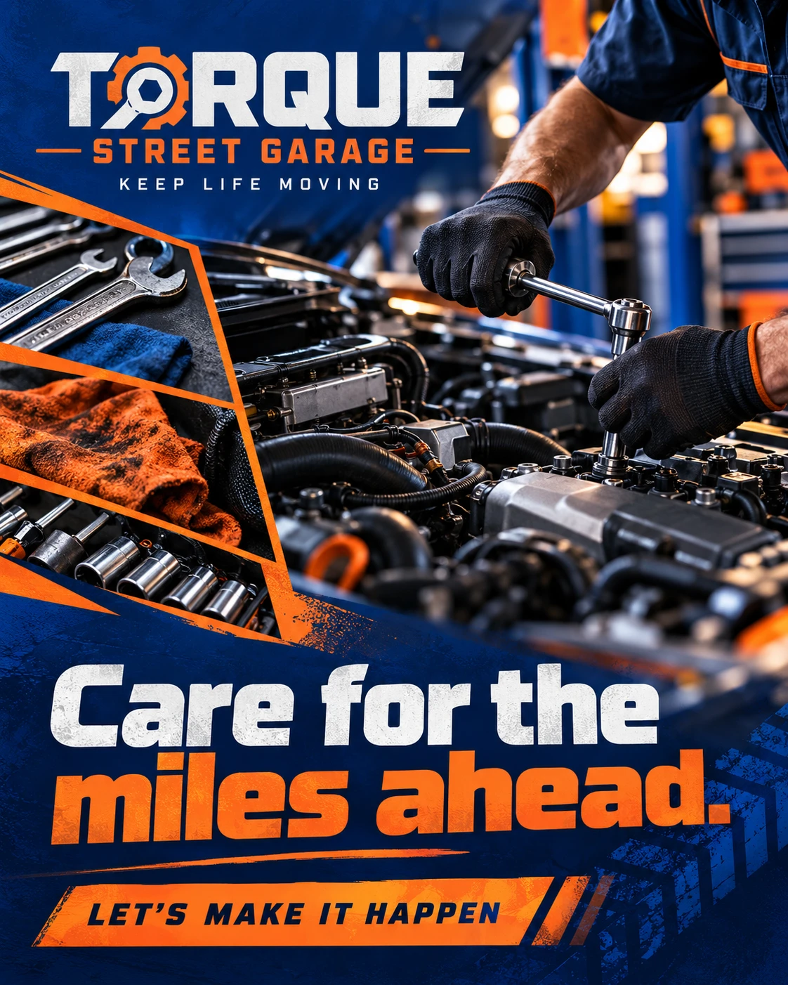 Torque Street Garage service flyer — Torque Street Garage