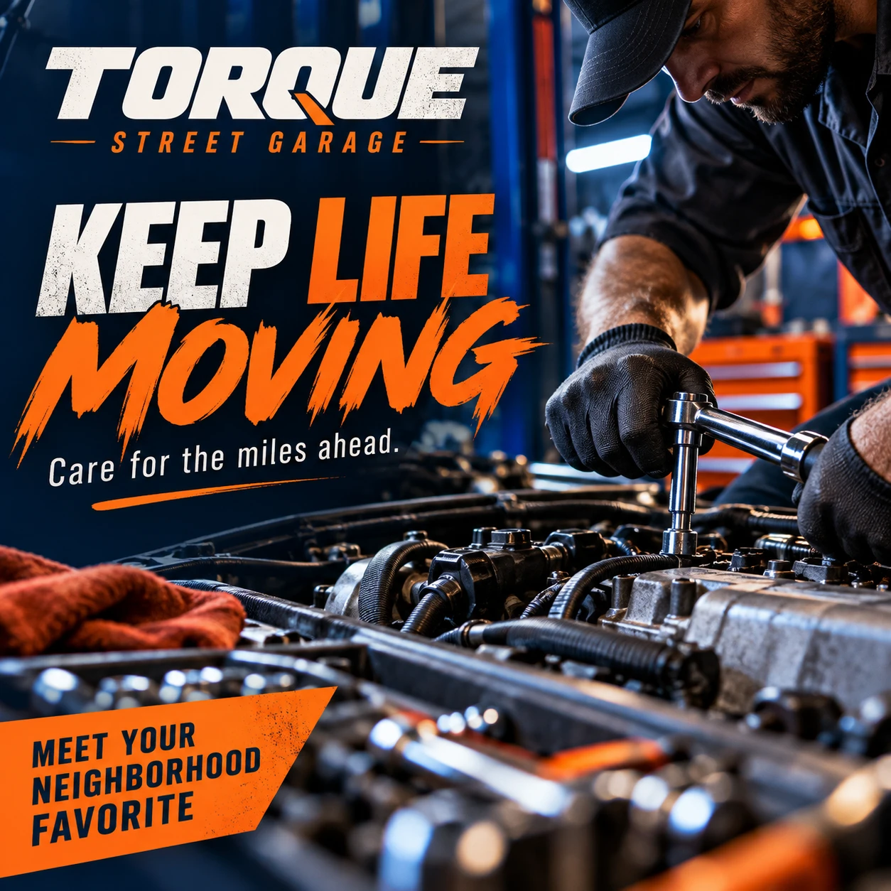 Torque Street Garage social promotion — Torque Street Garage