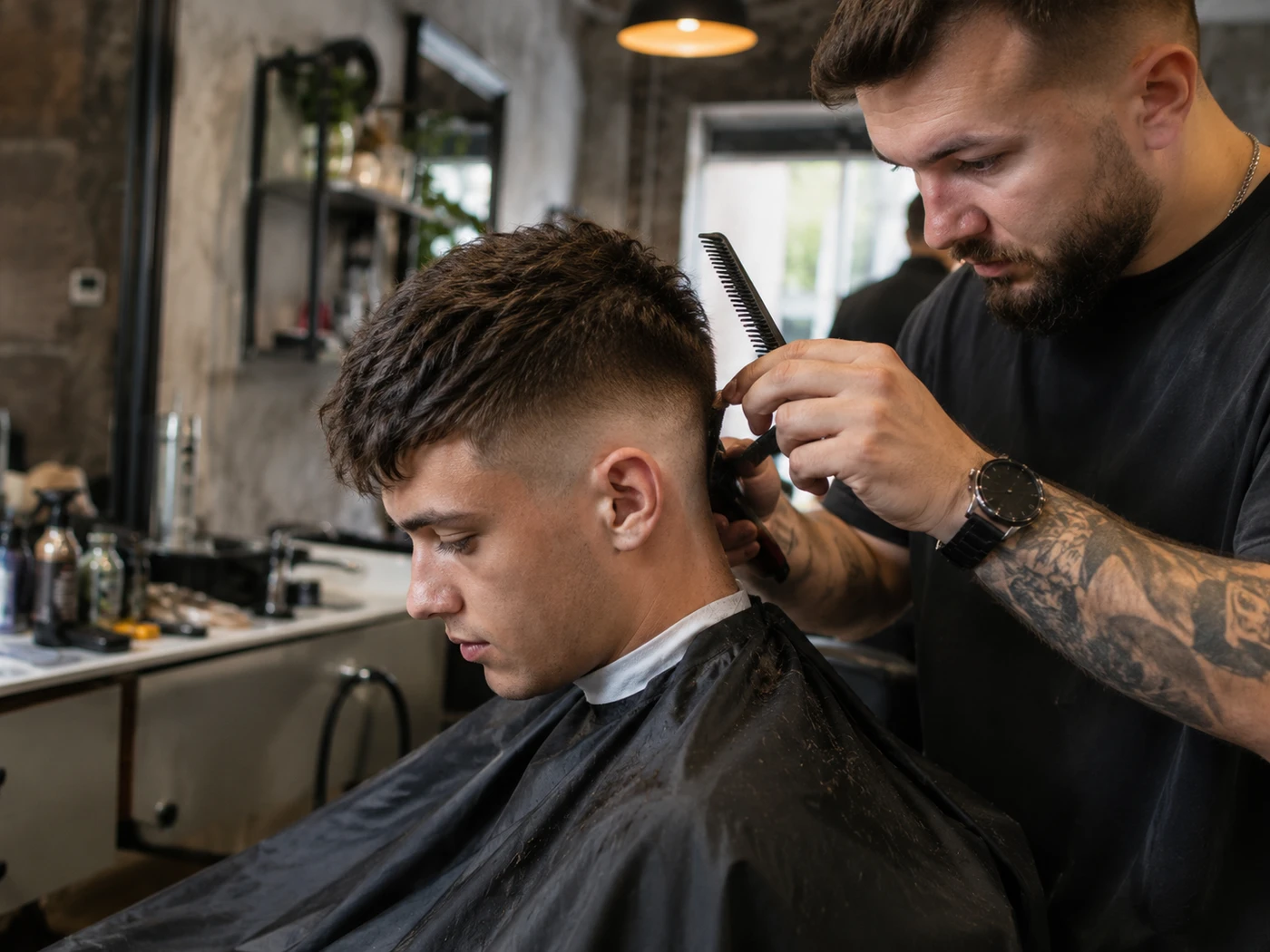 West End Barber editorial photography — West End Barber