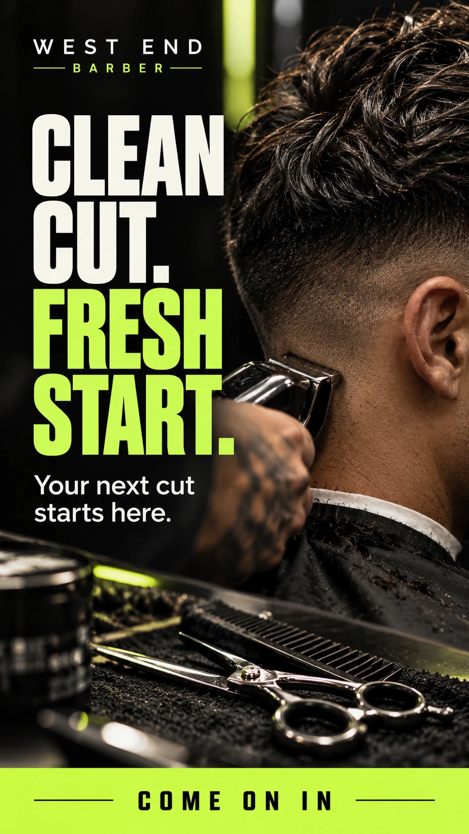 West End Barber story announcement — West End Barber