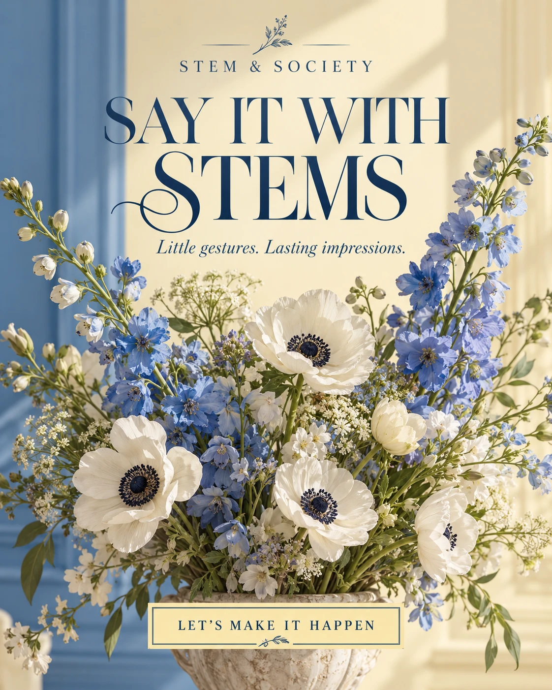 Stem & Society service flyer — Stem & Society