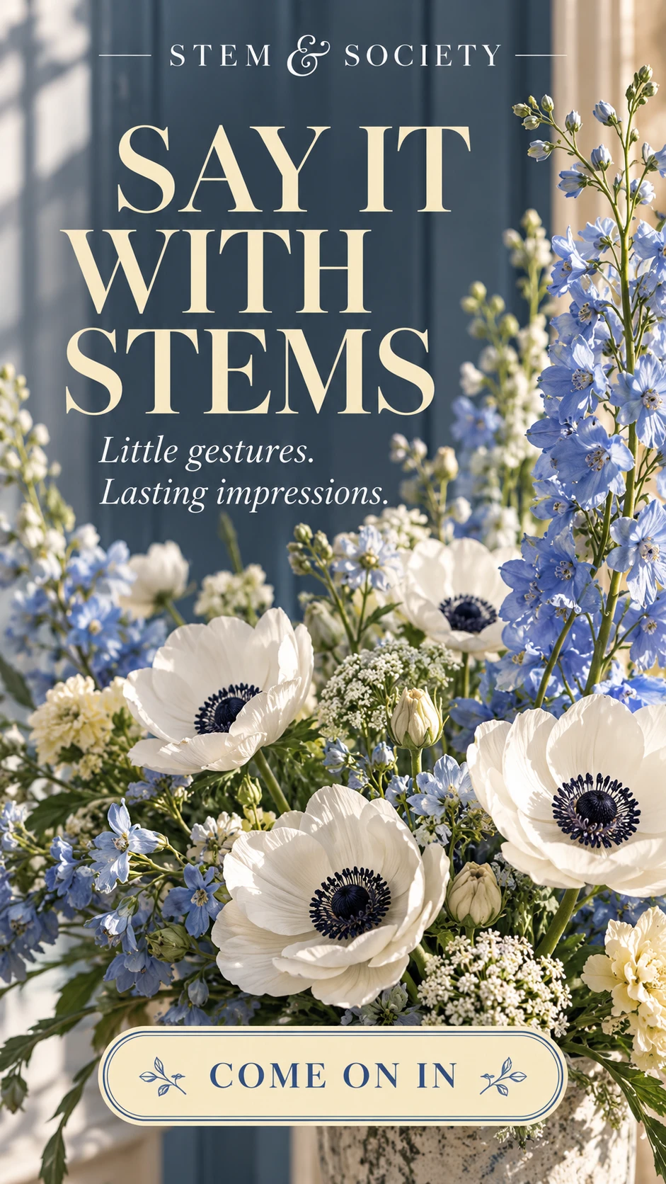 Stem & Society story announcement — Stem & Society