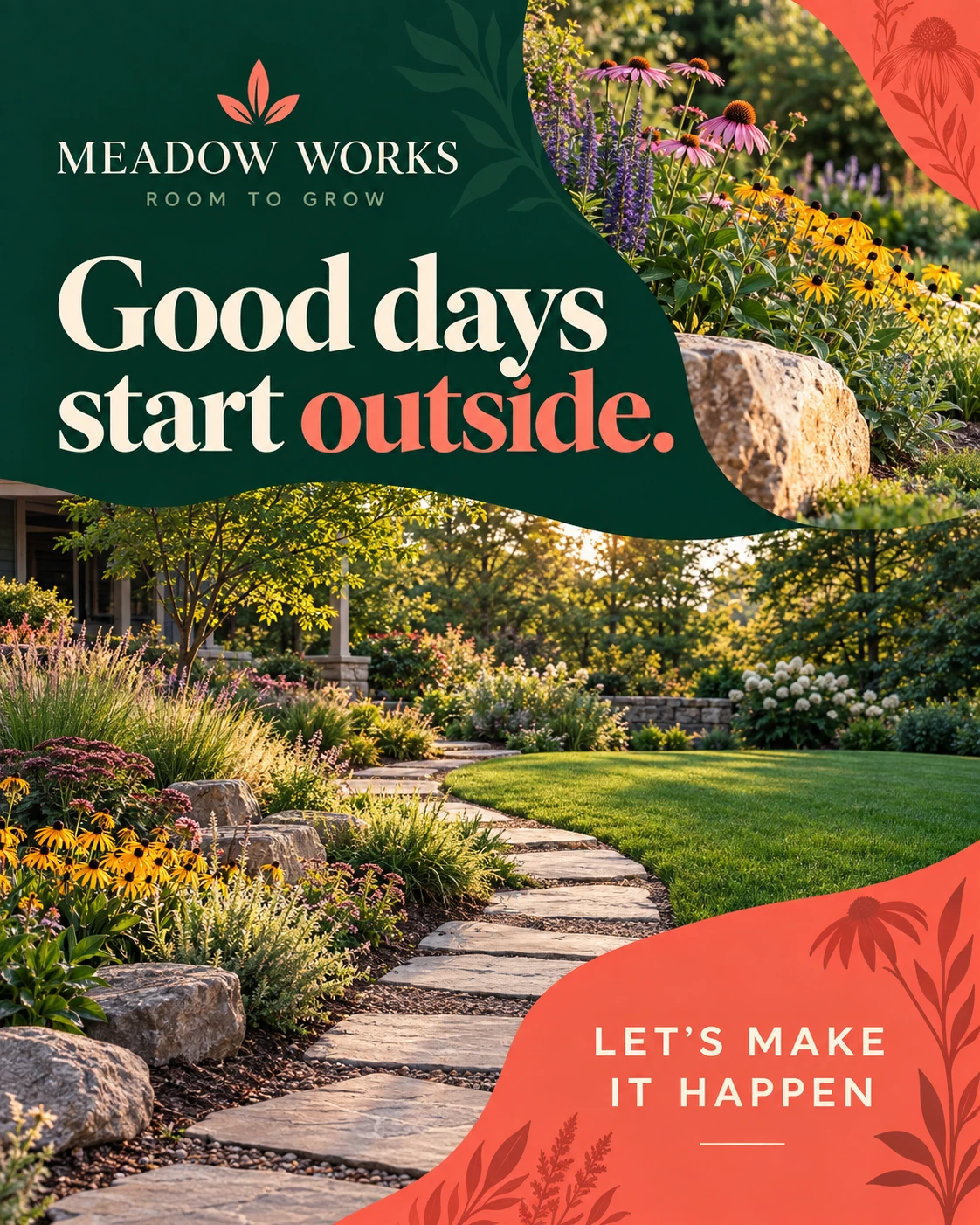 Meadow Works service flyer — Meadow Works
