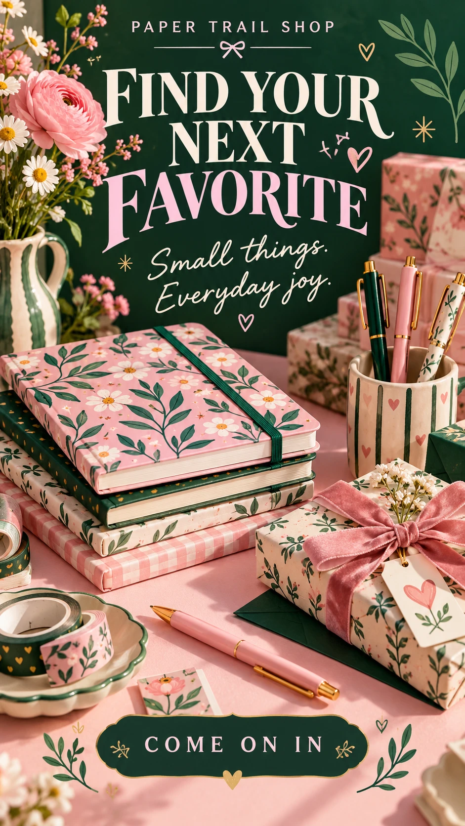 Paper Trail Shop story announcement — Paper Trail Shop