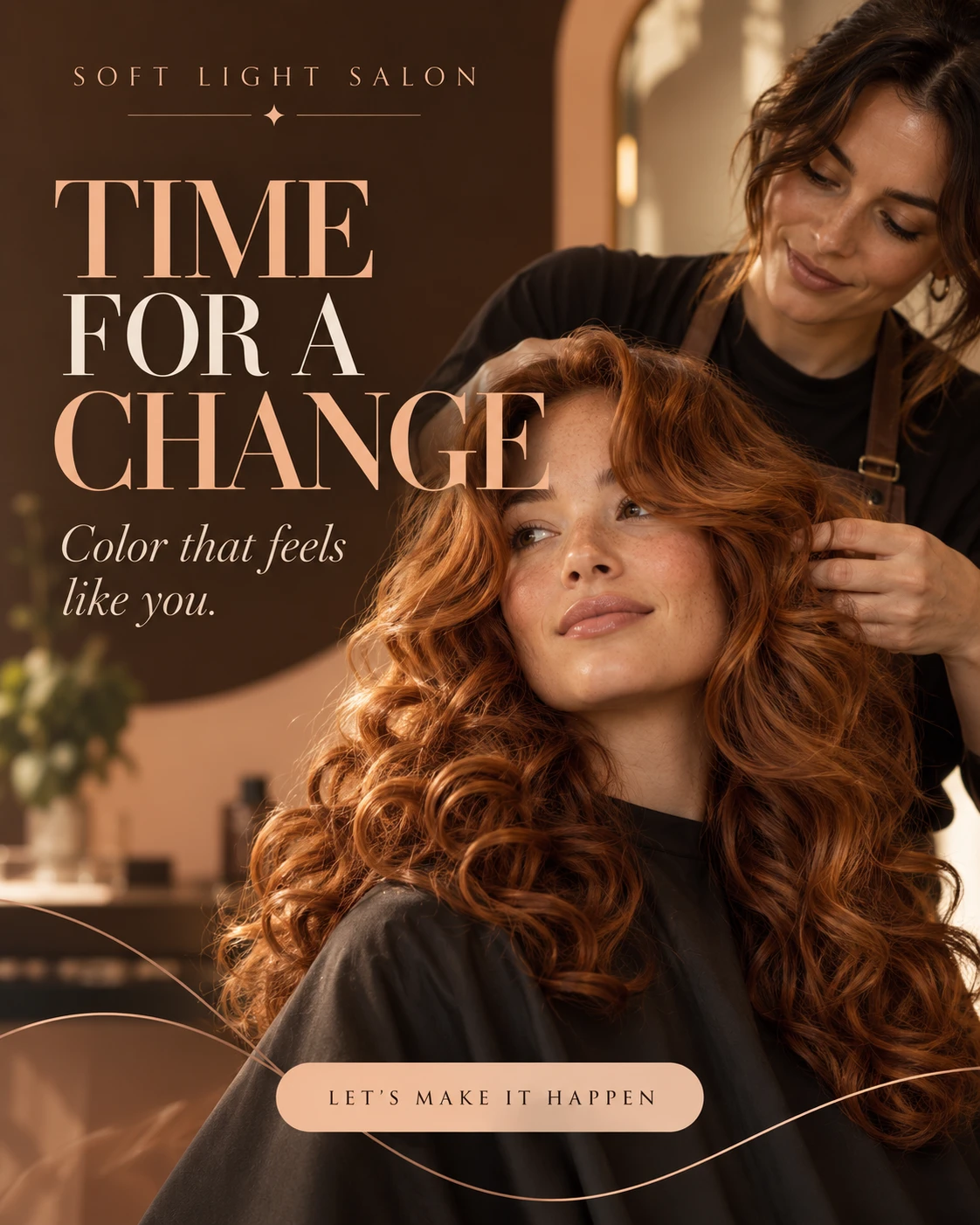 Soft Light Salon service flyer — Soft Light Salon