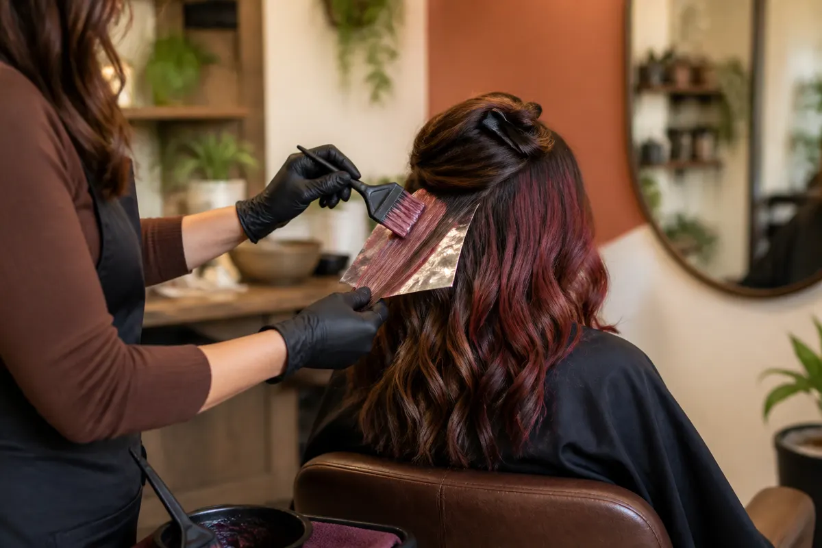 Color service — Becky's Beauty Bar