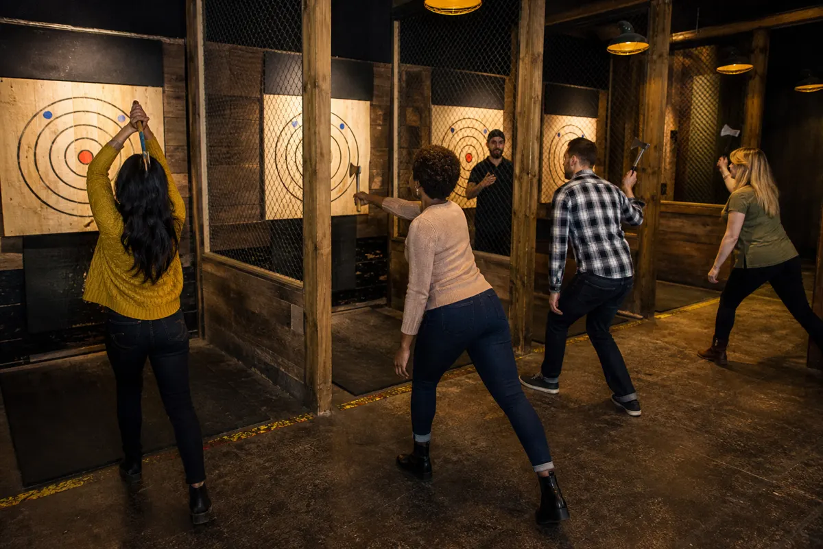 Axe lanes — Texas Lumberjaxe